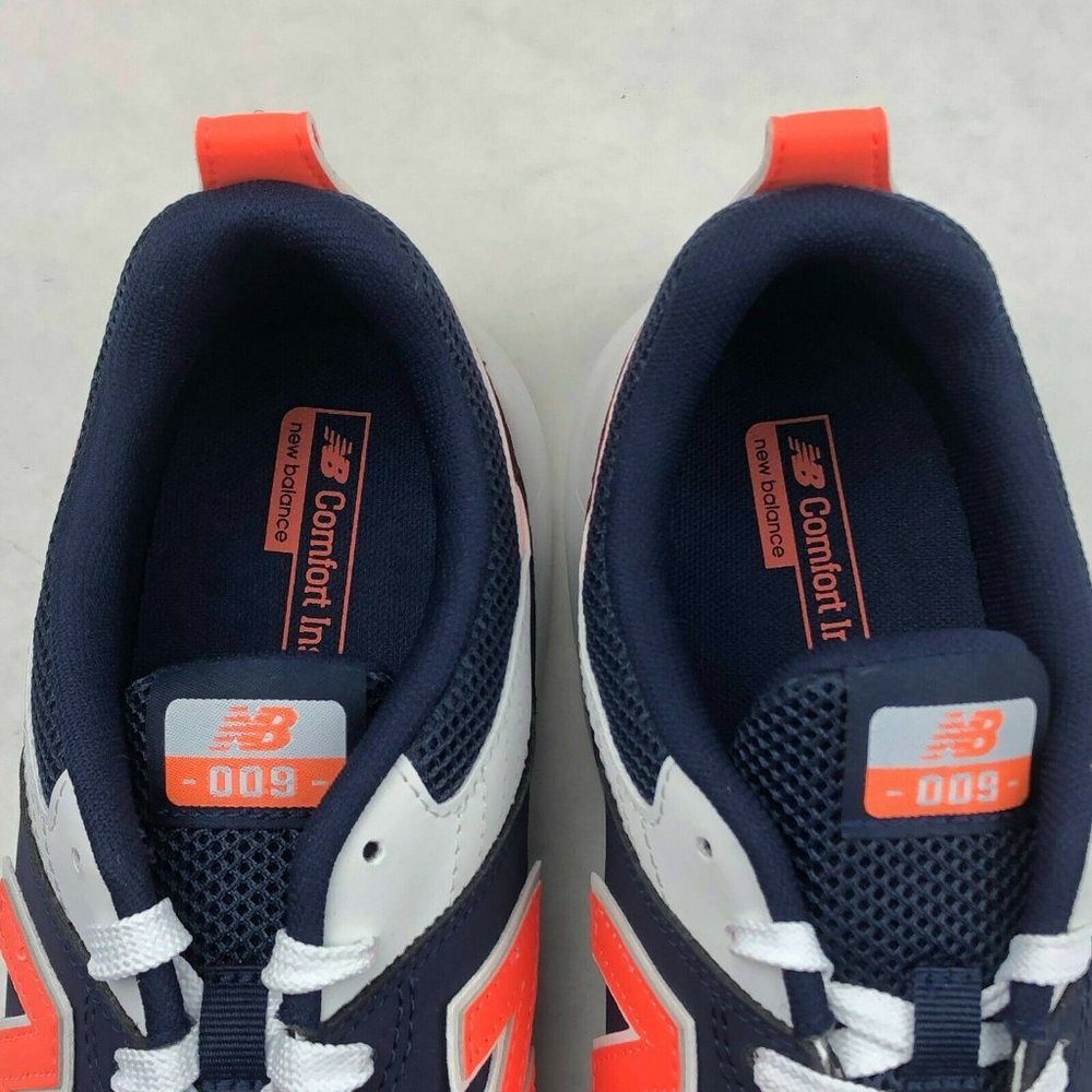 New Balance 009 Casual Shoes MS009MN1 Blue/Orange - Picture 8 of 10